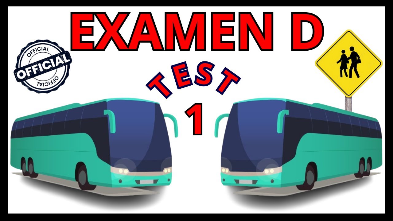 TEST1️⃣EXAMEN TEORICO Carnet de Conducir D1 D 2025