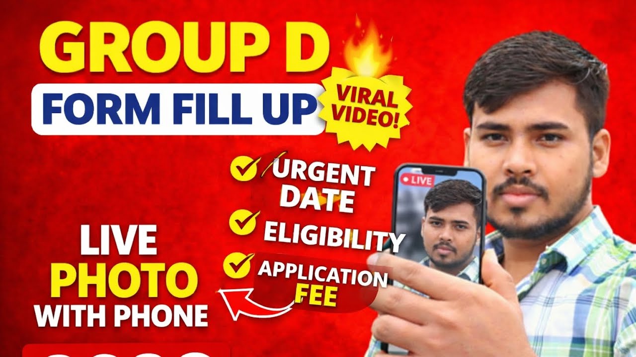 🚨 RRB Group D 2026 FORM OUT! 22K+ Posts | आज ही भरें Online Form 🔥 Kaise Kare? (with live photo)