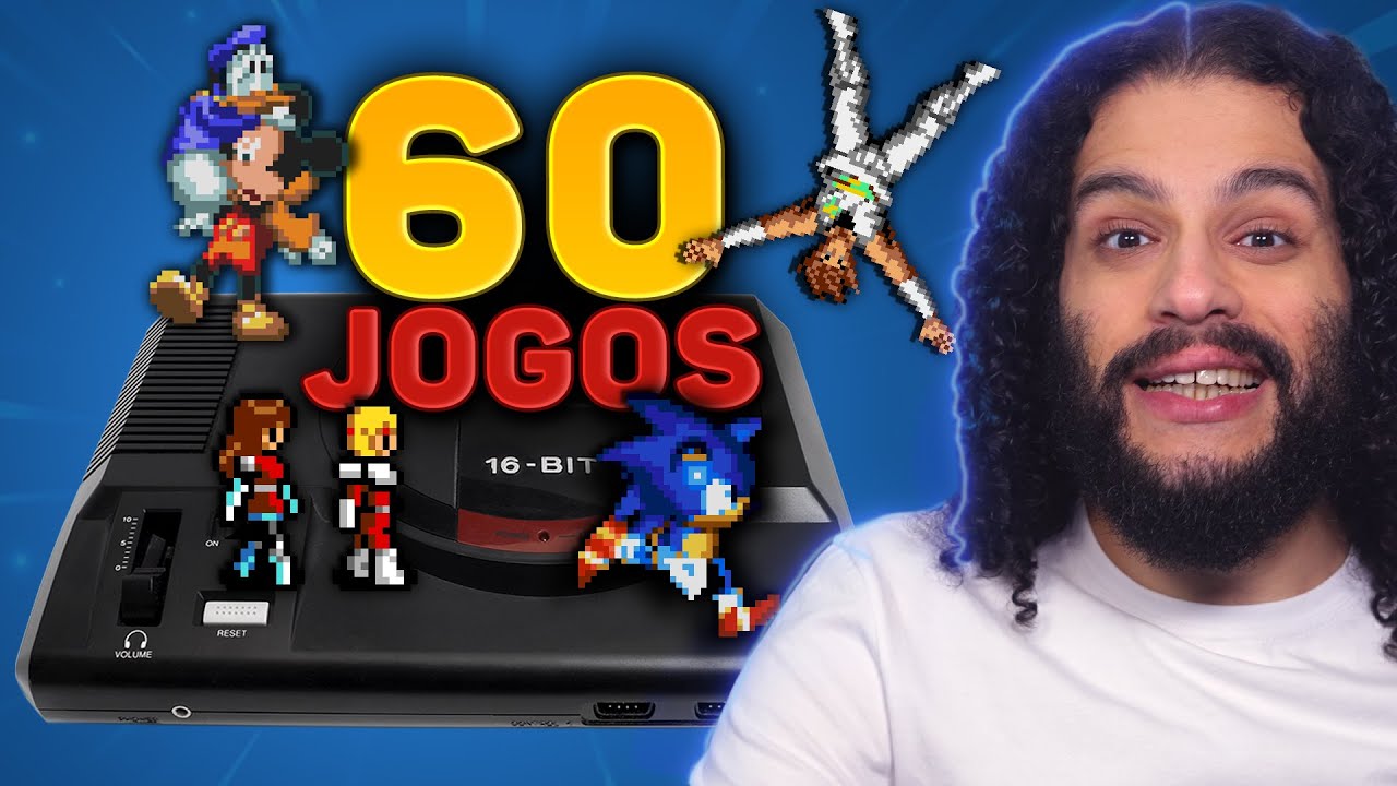60 CLÁSSICOS e ESQUECIDOS do MEGA DRIVE para conhecer ou correr