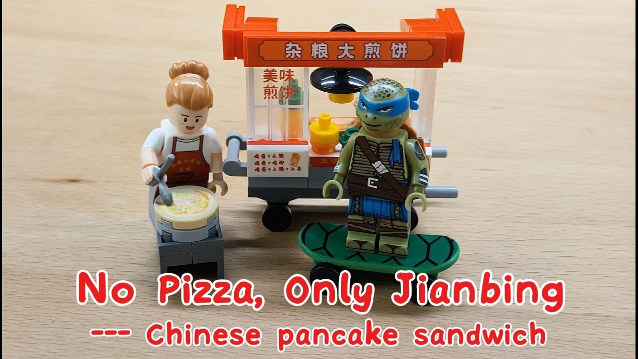 I Built a Jianbing Stand MOC🥞🌯 | Brick Building #showcase  #unboxing  #assemble
