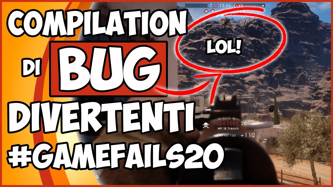GAME FAILS 20 - Compilation di BUG DIVERTENTI (Speciale Bugglefield 1)