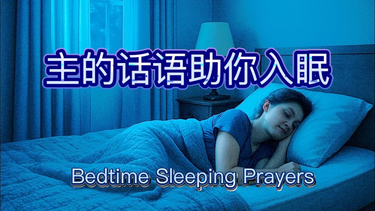 睡前祷告： 请睡前反复倾听，直到入梦！ 主的话语必助你睡眠！Peaceful Bedtime Sleep Prayers