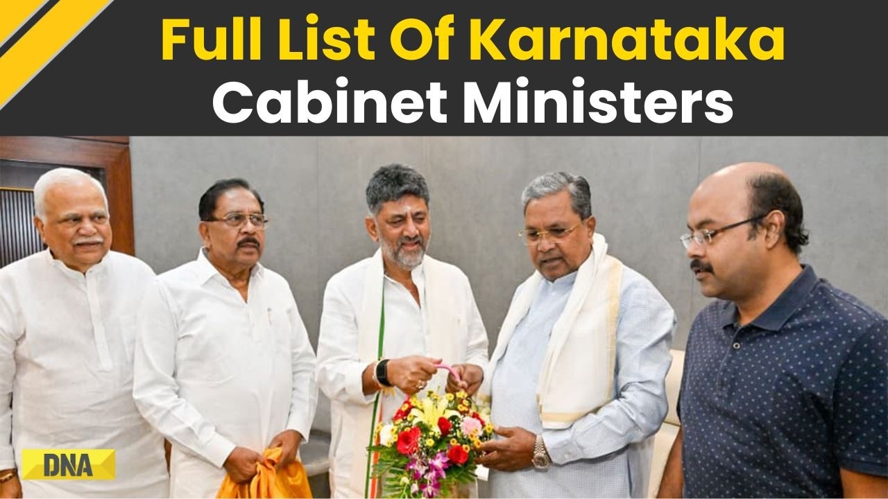 Karnataka CM Oath: 13 Cabinet Ministers Swear-In With DK Shivakumar, G. Parameshwara To Be Deputy CM