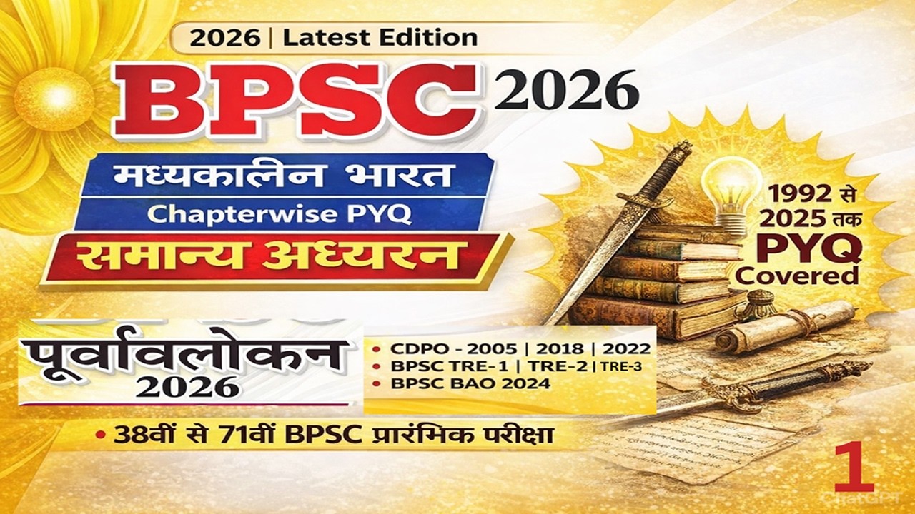 Bpsc Purvavlokan Ghatna Chakra 2026 | सामान्य अध्ययन | पूर्वावलोकन (घटना चक्र) | Part - 1