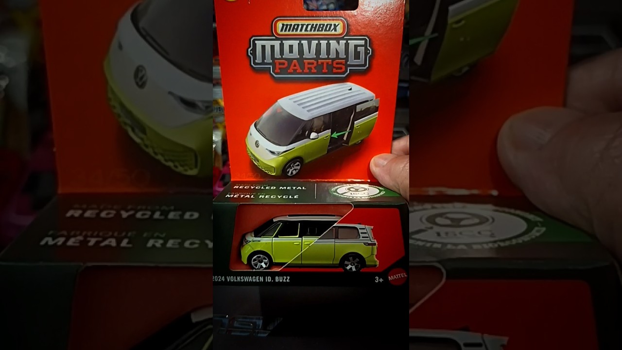 VOLKSWAGEN ID BUZZ #volkswagen #vwbus #electric #matchbox #automobile #toys #viral #cute #diecast