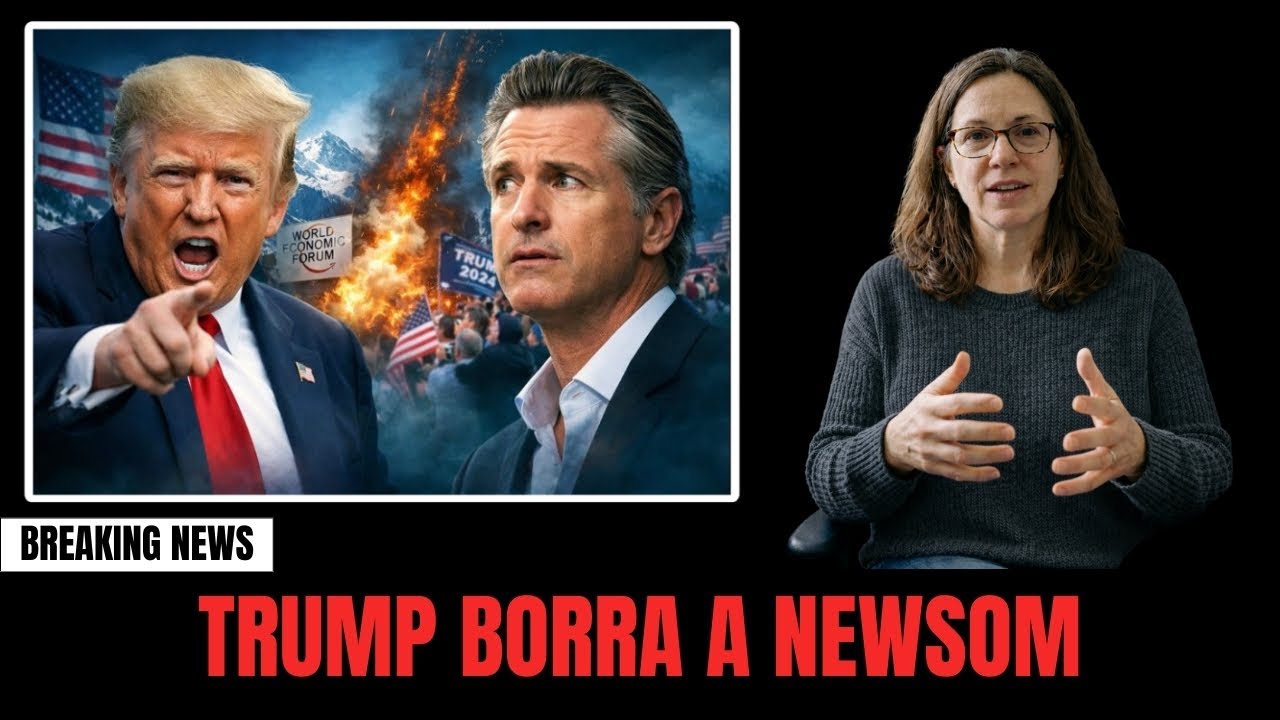 Davos expuso el miedo: cómo Trump intentó borrar a Newsom en 24 horas