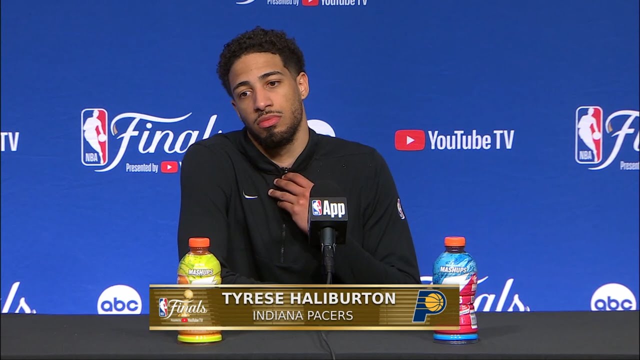 Tyrese Haliburton's FULL Post Game Interview after NBA Finals Game 6 VICTORY vs. OKC Thunder