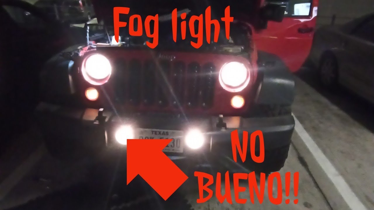 Beautiful Jeep Wrangler: Right Fog Light Not Working!