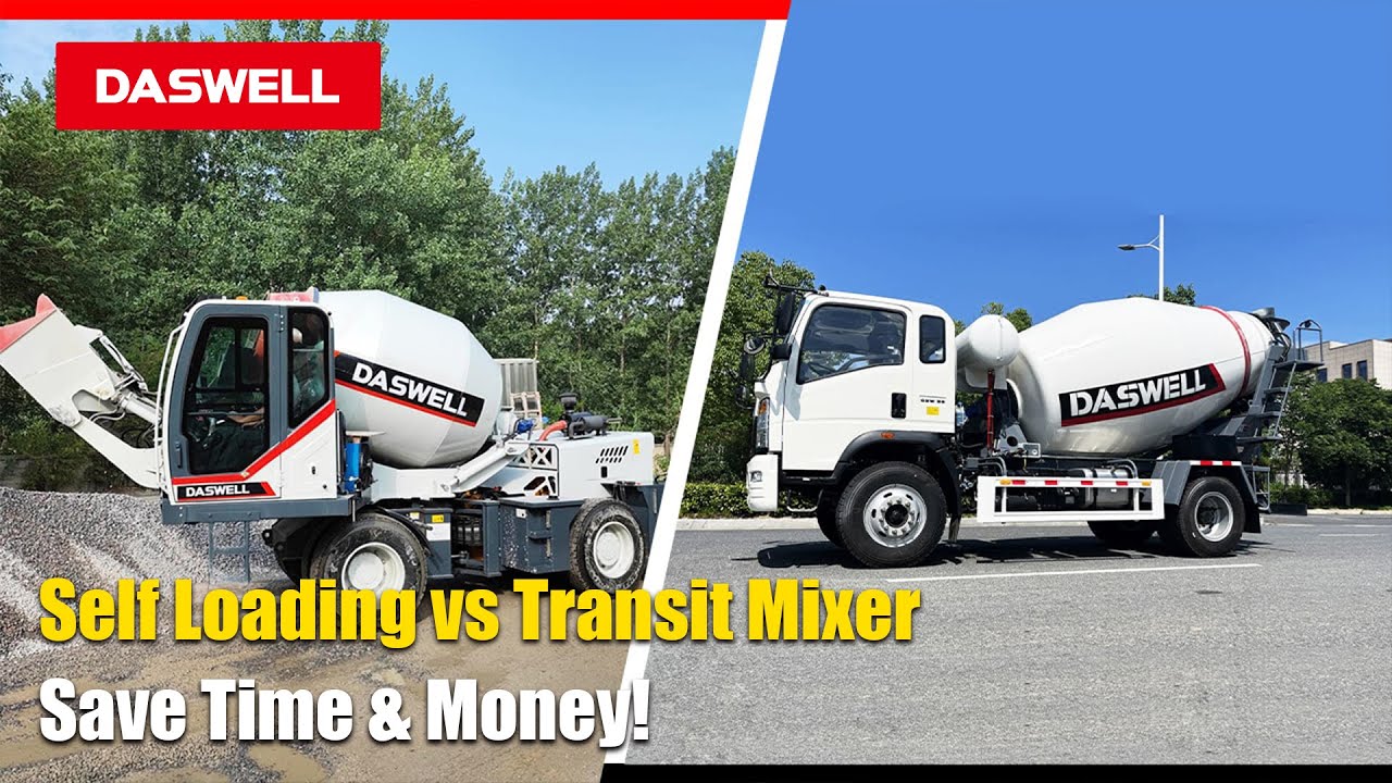 Self Loading Concrete Mixer vs Transit Mixer &ndash; Which Is Best for Your Project?