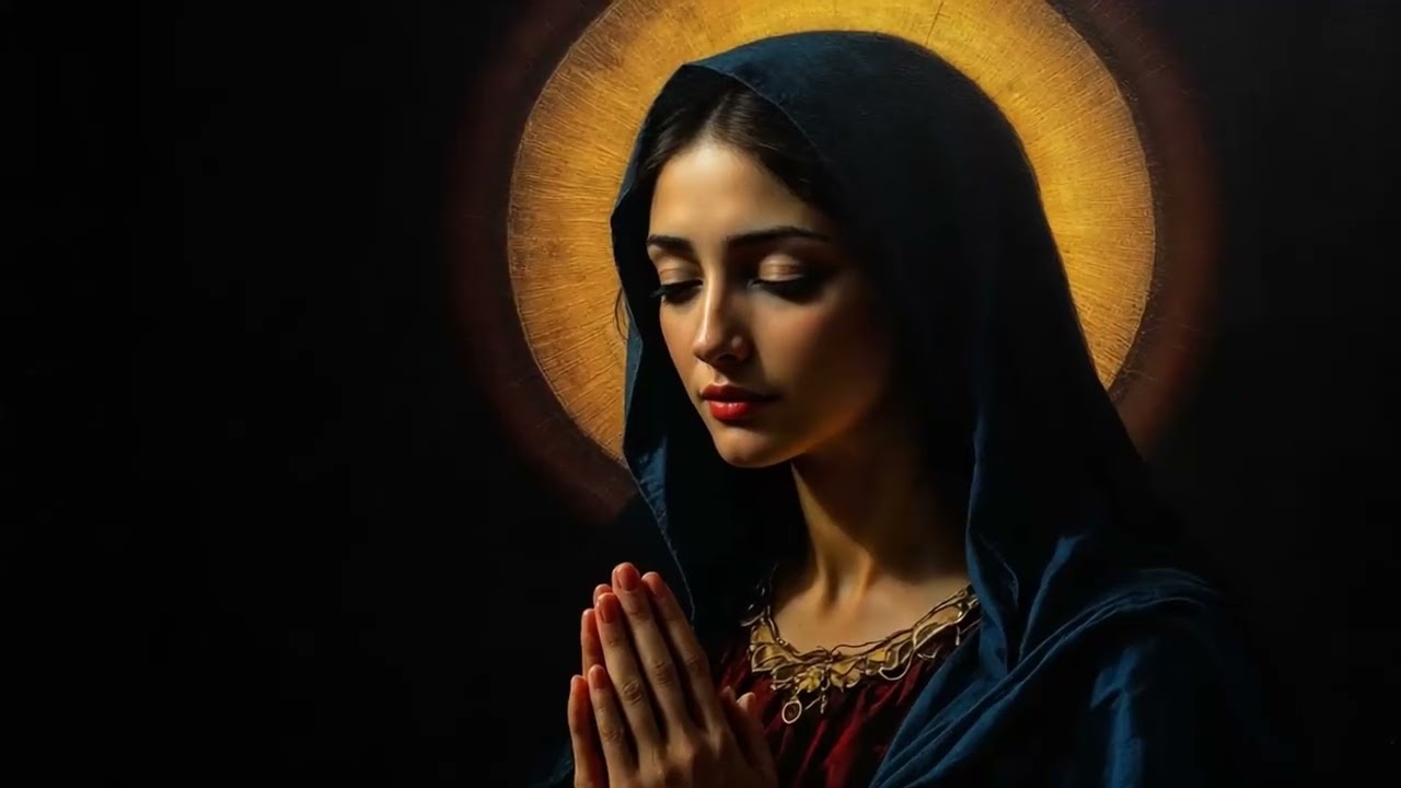 Peaceful Marian Lullaby — Gentle Gregorian Chant for Night Prayer, Sleep & Serenity