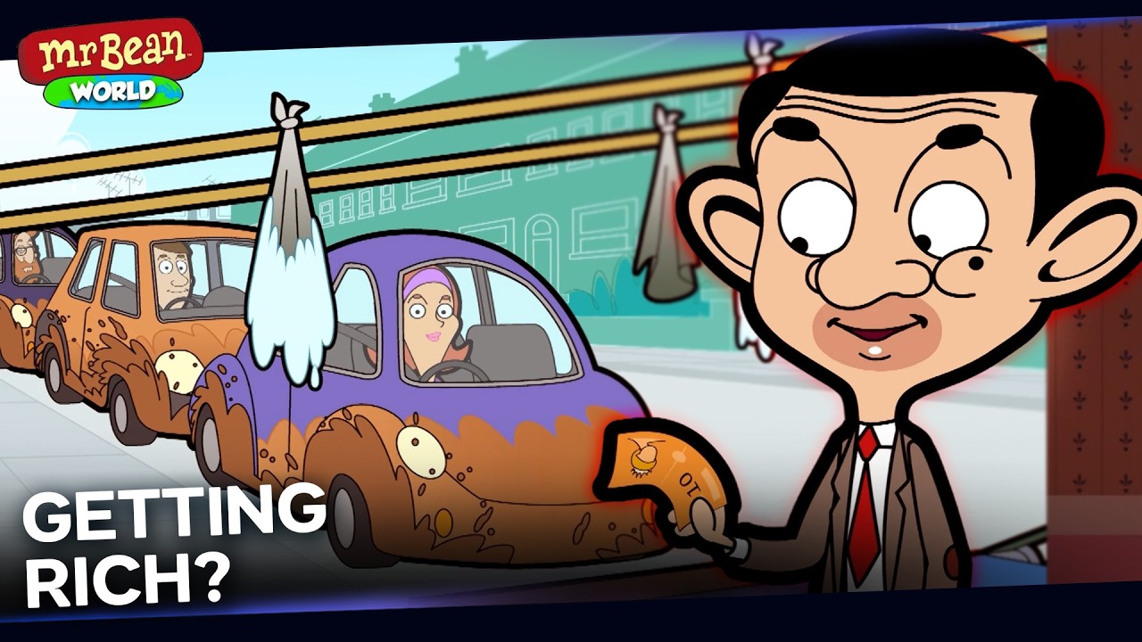 Working at the Car Wash! ! | Mr Bean Animated Season 2 | Mr Bean World