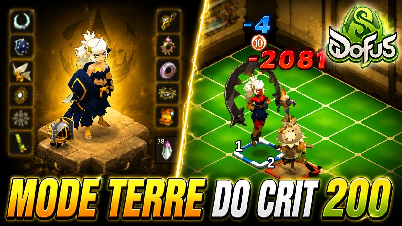 [Dofus] MON NOUVEAU MODE TERRE DO CRIT 200 POUR PVM !