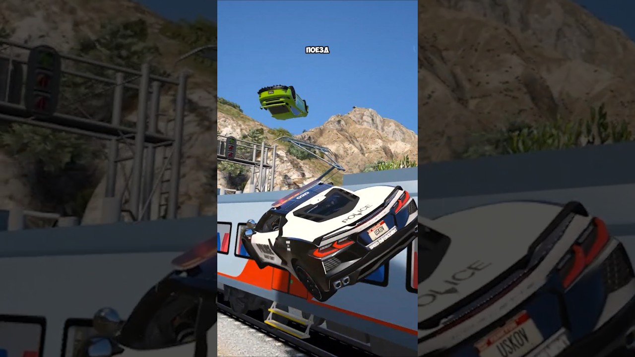 Жёсткая внезапная погоня за Porsche 911 #gta5 #погоня #gtaonline