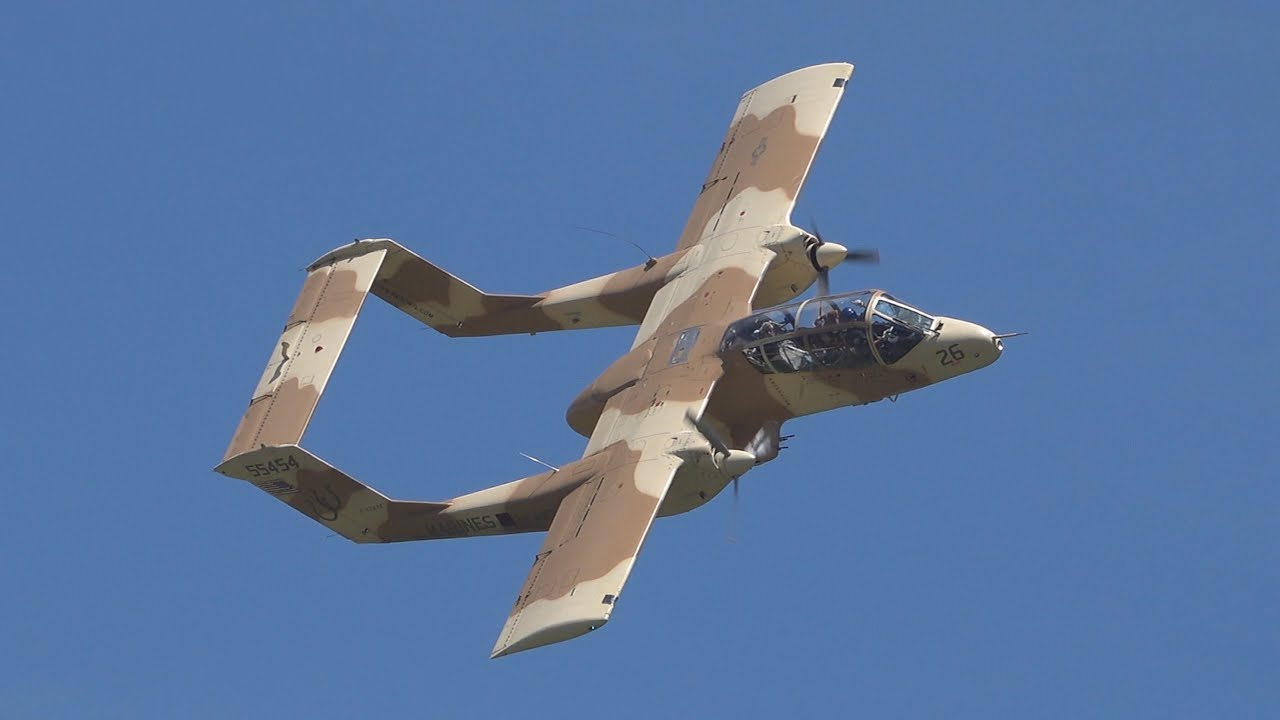 Meeting Aérien Gap-Tallard | North American OV10B Bronco | Display [4K]