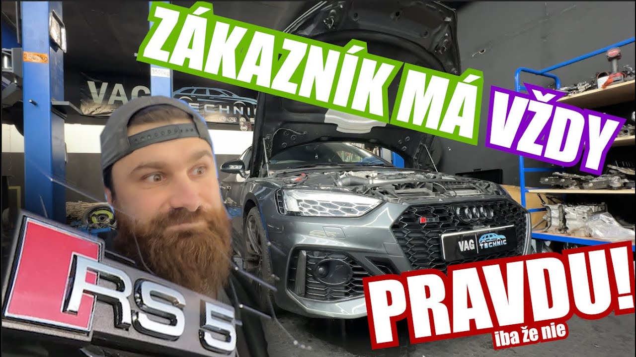 Majitel RS5 mi povedal ako presne mu mám opraviť auto! Potom sa prišiel sťažovať že zle je opravené