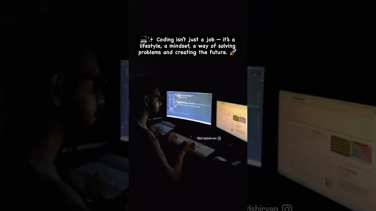 Coding isn’t just a job — it’s a lifestyle , a way of solving problems and creating the future