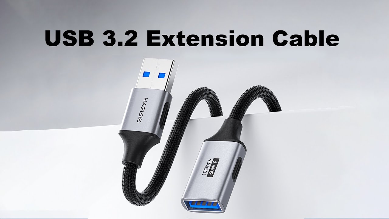 Hagibis USB3.2 Extension Cable USB A Male to Female for Keyboard Mouse Printe SSD