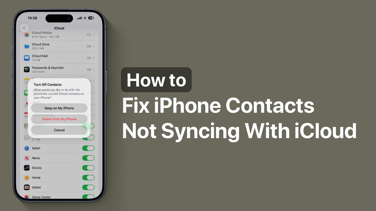 How to Fix iPhone Contacts Not Syncing with iCloud