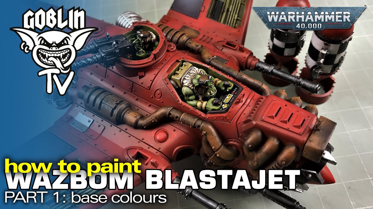 Painting Tutorial: Orks! Wazbomb Blastajet Part 1 - ModelMaking Guru