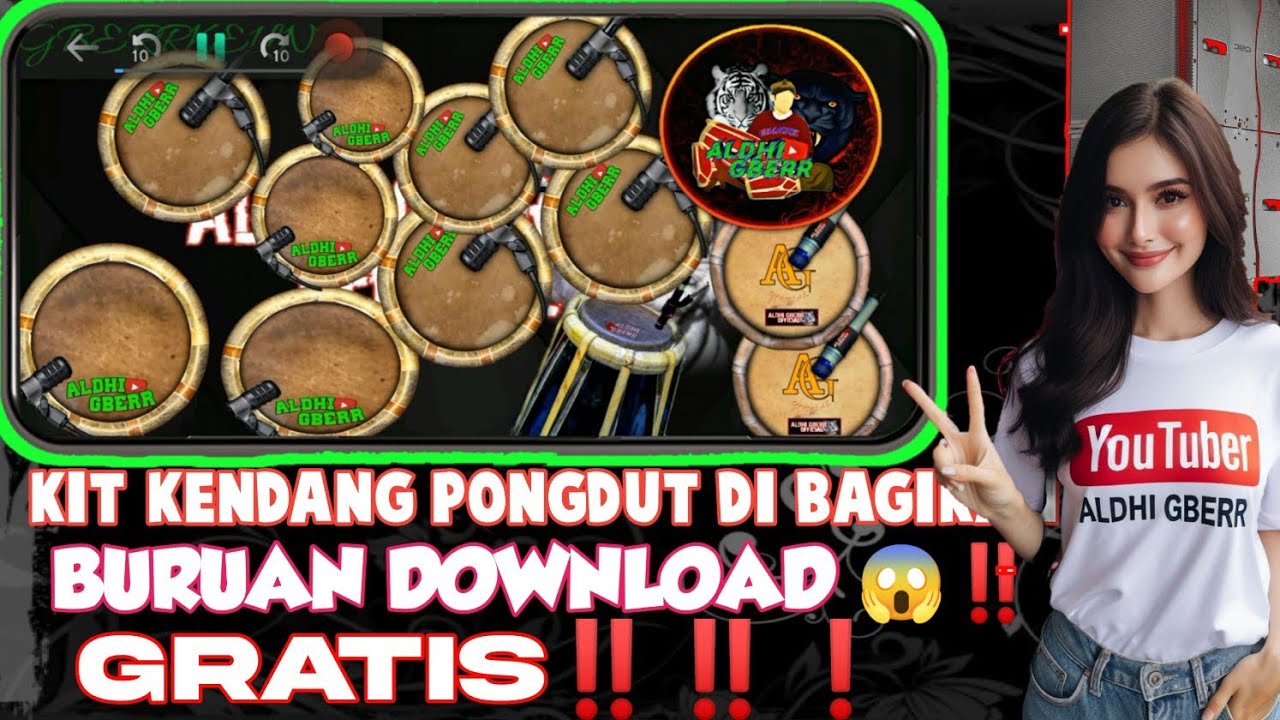BURUAN DI DOWNLOAD‼️KIT KENDANG PONGDUT DI BAGIKAN