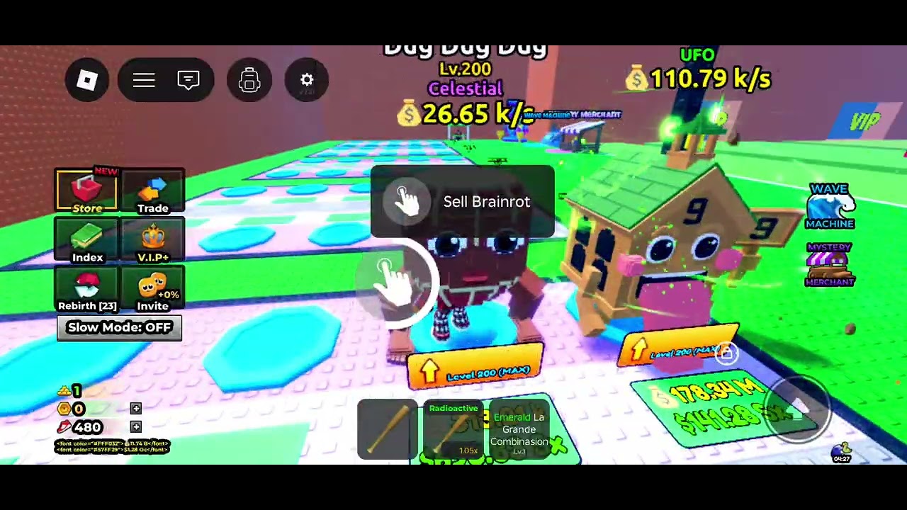Fusing in escape ￼tsunami‘s for Brainrots 