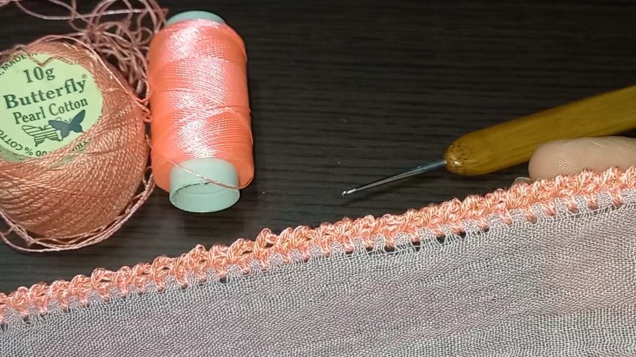 Crosia lace design/crochet for beginners/Crochet neck sleeves and dupatta pattern/Easy crochet Lace
