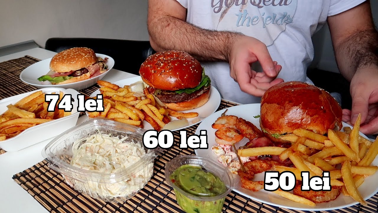 AM MANCAT DOAR BURGERI PESTE 50 LEI