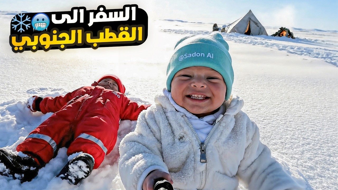 فلوق توأم الذكاء الاصطناعي | وصلنا للقطب الجنوبي المتجمد 🥶❄