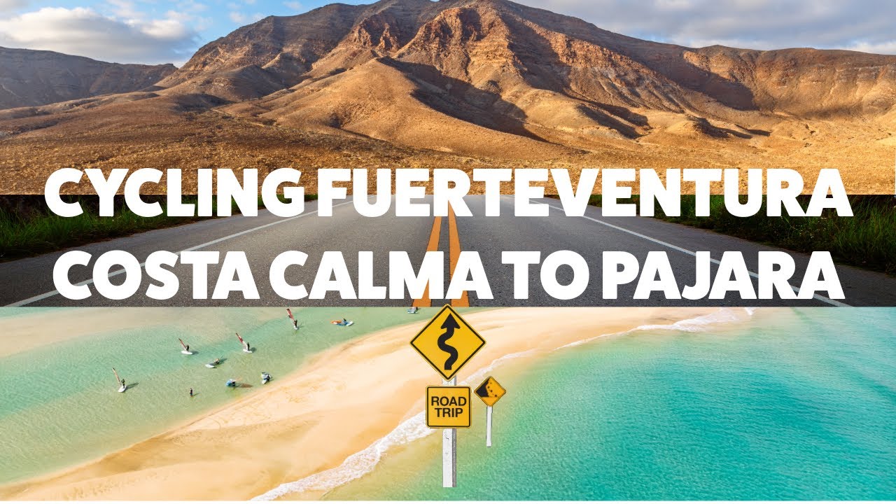 Cycling Fuerteventura-Costa Calma to Pajara 4K