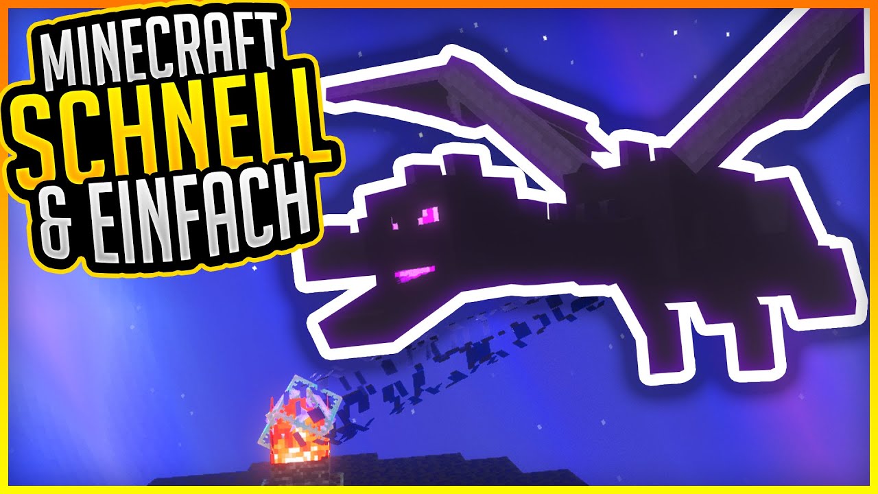Enderdrachen besiegen! (Tutorial) ✨ Minecraft Schnell und Einfach #11 ✨ ErikOnHisPeriod