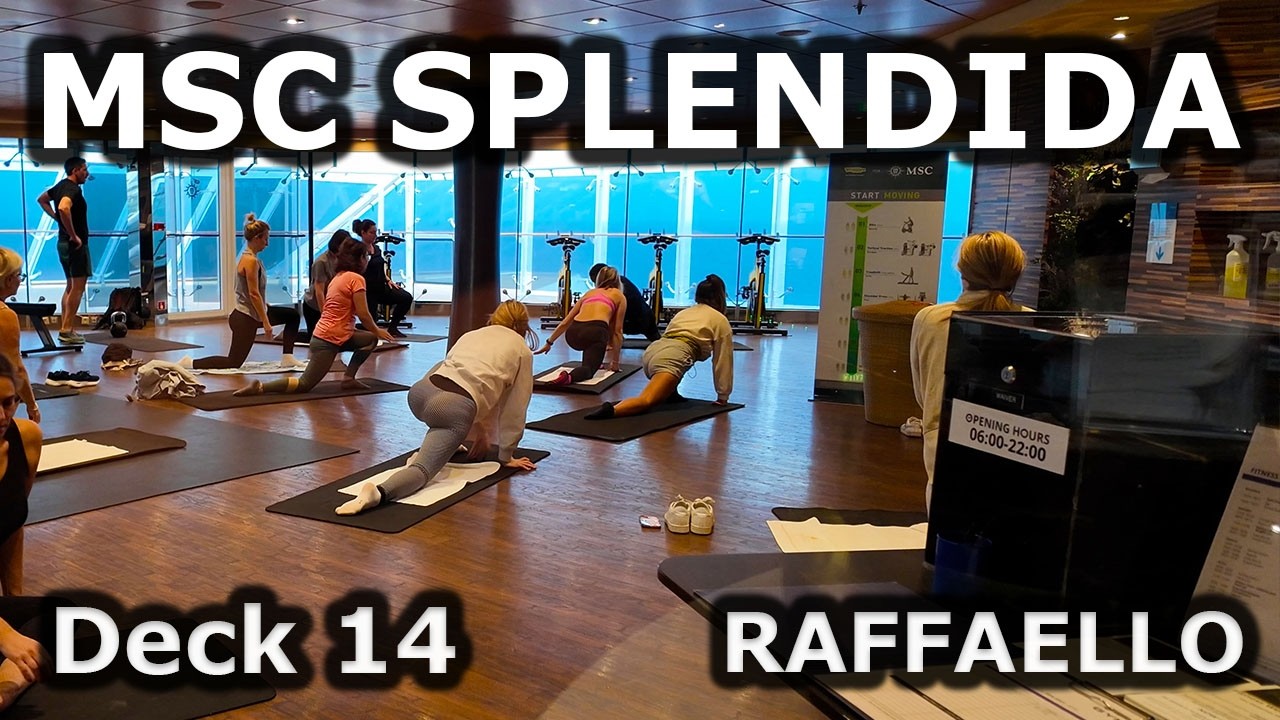 MSC SPLENDIDA | Deck 14 RAFFAELLO &ndash; Pools, Buffets & SPA 4K Walkthrough