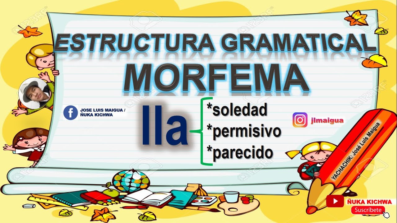 Estructura Gramatical | Morfema lla 👨‍🏫| Tres formas | Ejemplos y Oraciones ✍
