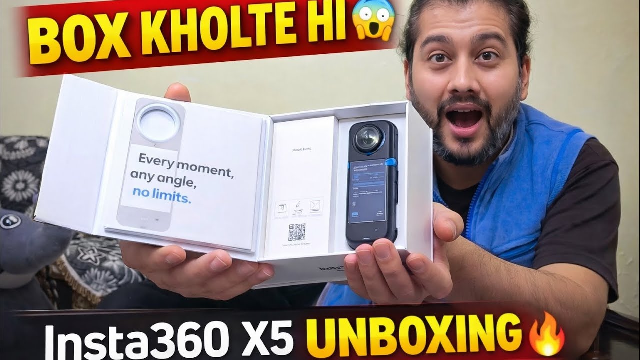 Insta360 X5 Unboxing 😱 | Box Kholte Hi POV Lovers Shocked 🔥