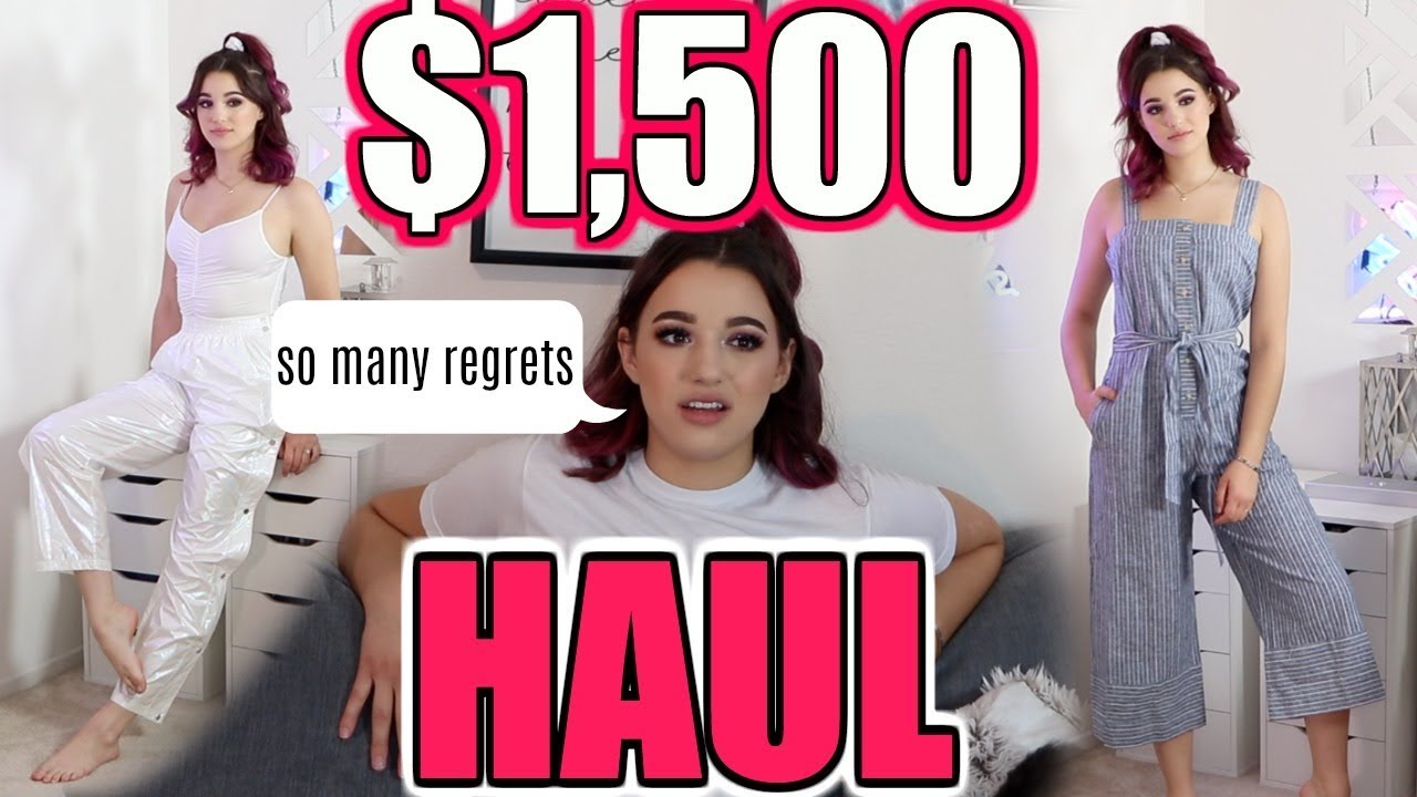 $1,500 TRY ON HAUL.... ASOS, NIKE, DOLLS KILL, etc.