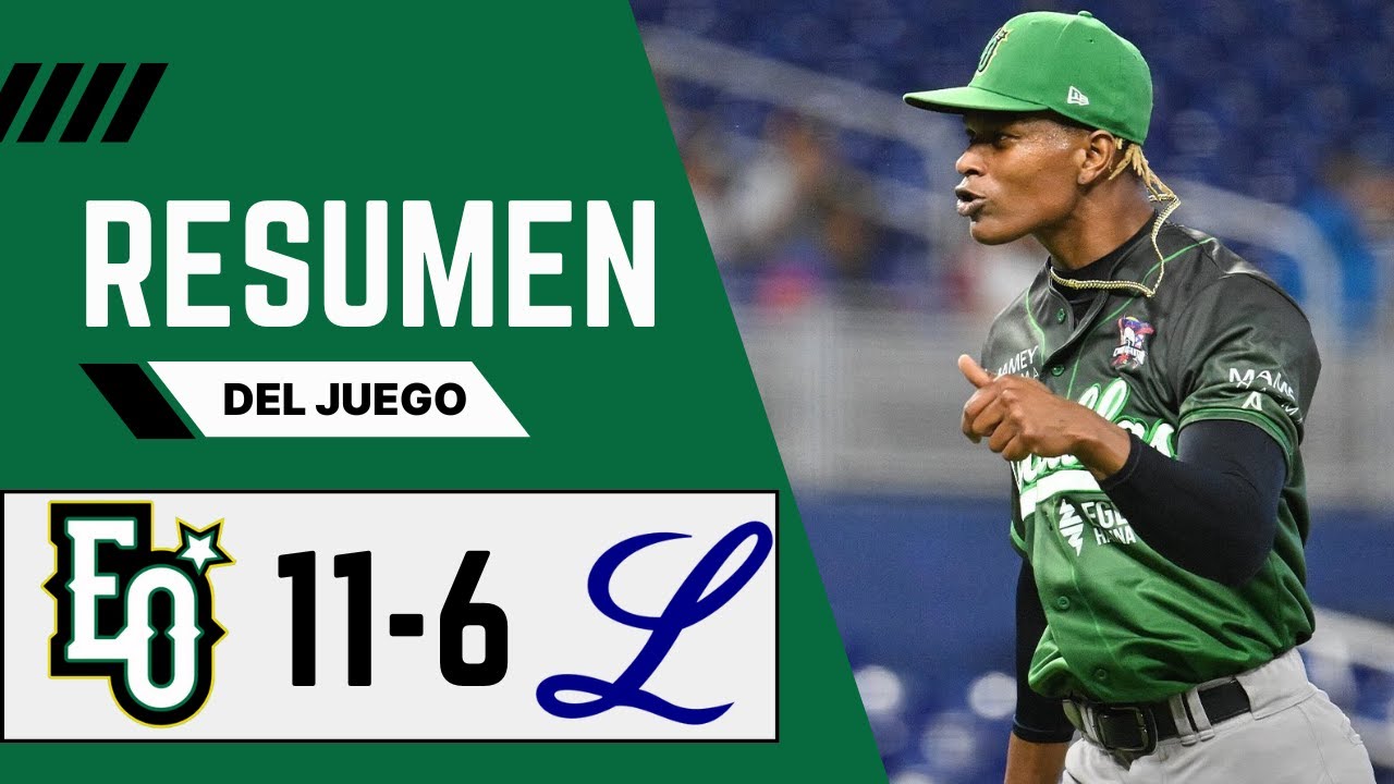 TIGRES DEL LICEY VS ESTRELLAS ORIENTALES l RESUMEN DEL JUEGO l lidom