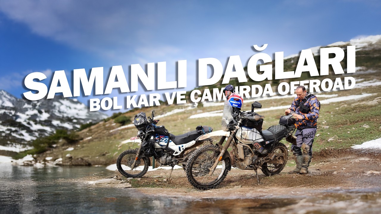Muhteşem manzaralarda südük. Bol kar ve çamurda Şahinyurdu Yalova Orhangazi  #95@ERIS.motovlog