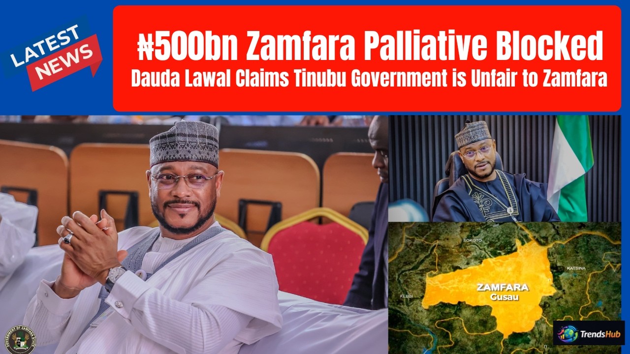 Breaking: Dauda Lawal Claims FG Blocked Zamfara Palliatives—Why?