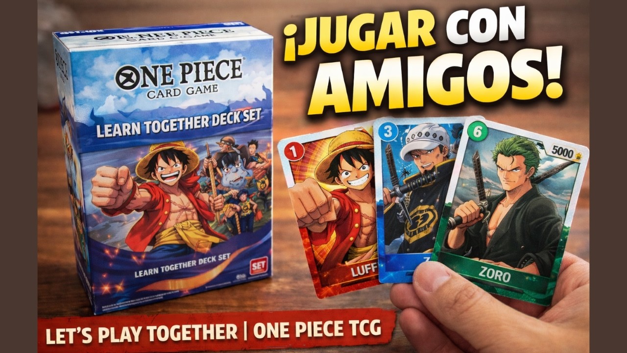 🥇 Learn Together Deck Set | One Piece TCG para jugar con amigos