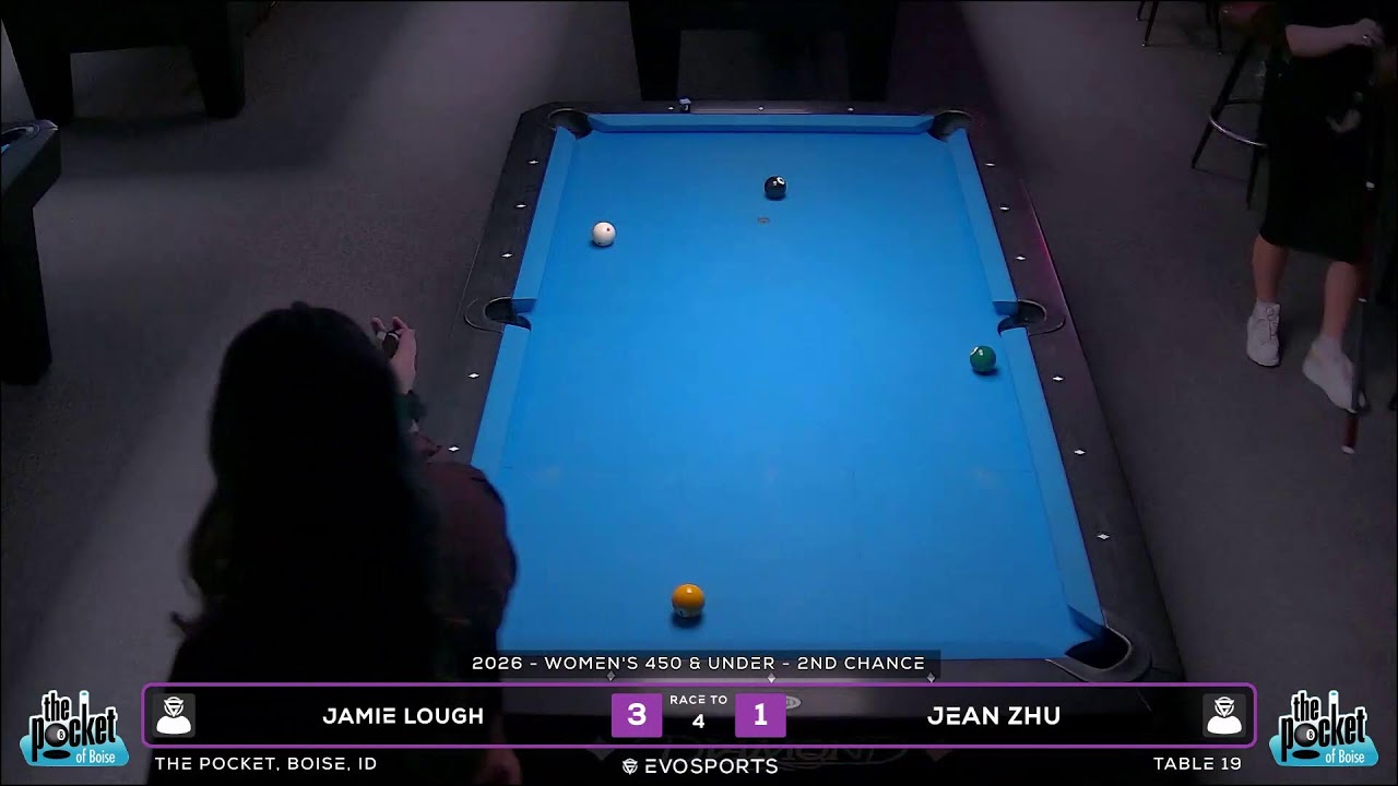 JAMIE LOUGH vs JEAN ZHU - THE POCKET - TABLE 19 | EvoSports