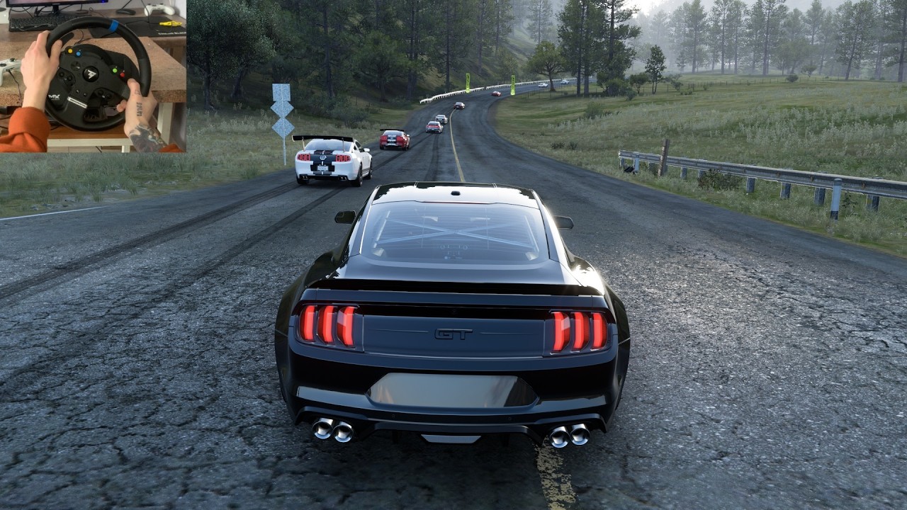 Deberti Ford Mustang GT VS Muscle Cars Race | Forza Horizon 5 Steering Wheel Gameplay