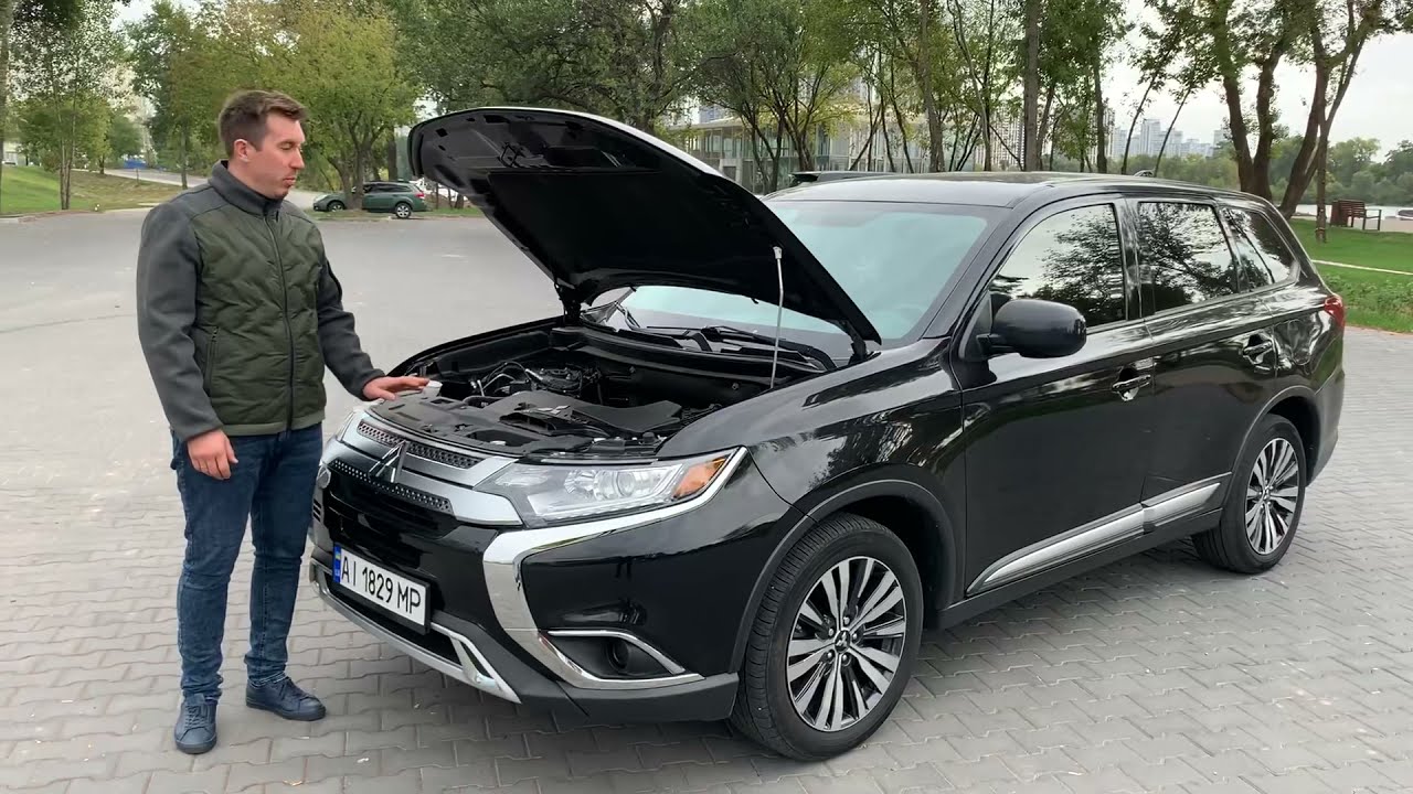 Mitsubishi Outlander 2019 2.4 CVT. Аренда авто в Киеве. Мини обзор автомобиля.