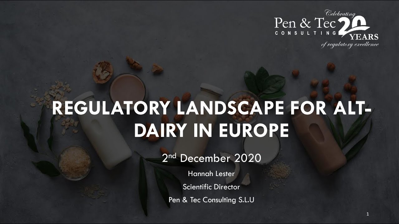 Regulatory landscape for Alt Dairy novel foods in EU
