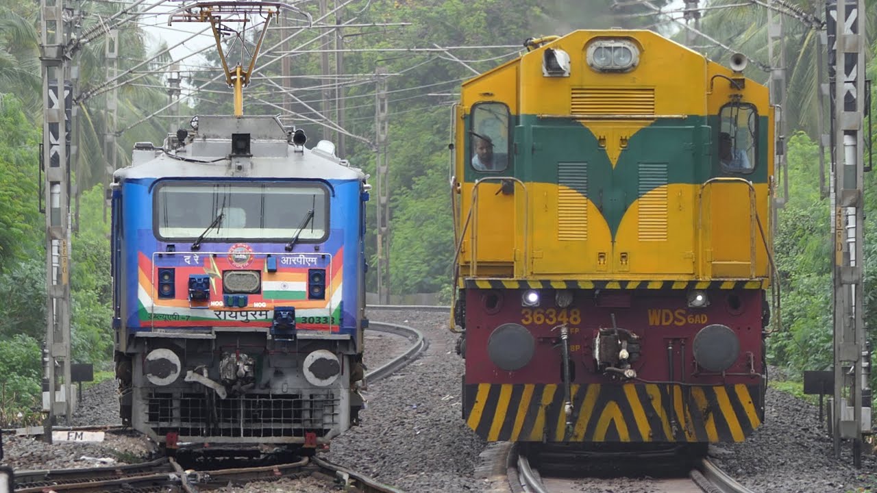 [19 In 1] Light LOCOMOTIVES Of Indian Railways Part-11 | Diesel & Electric | WDM3D+WAP4+WAP7 Etc. IR