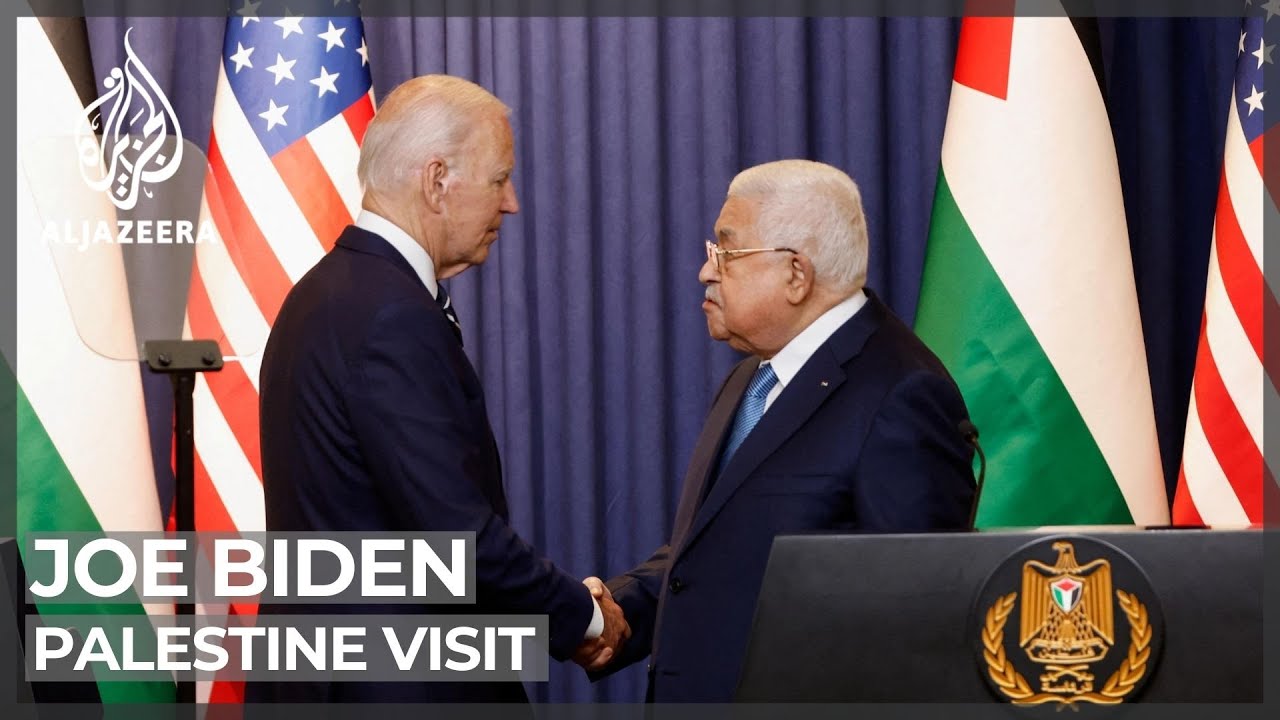Palestine visit: Biden says now not the time for peace talks
