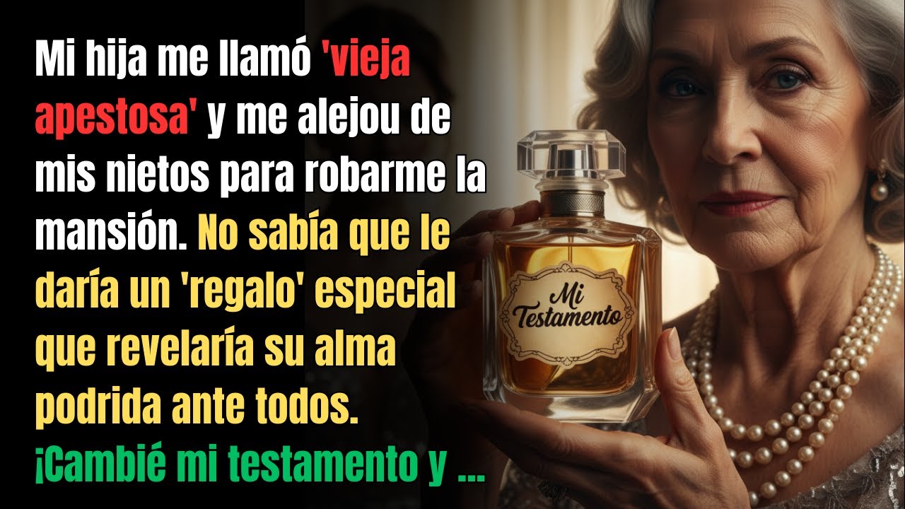 Mi hija dijo: 'Hueles a vieja, no abraces a mis hijos'. Esa noche cambié mi testamento por...