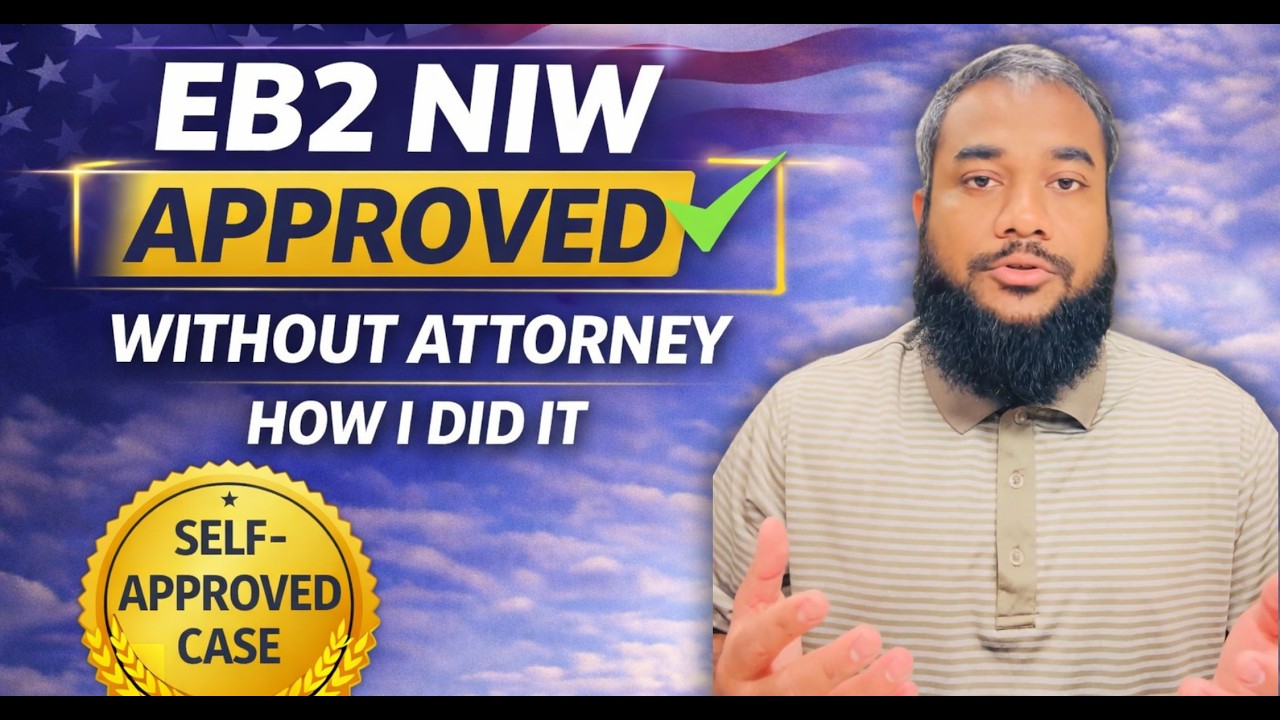 EB-2 NIW APPROVED | Self-Petition Success Story | No Employer Needed 🇺🇸
