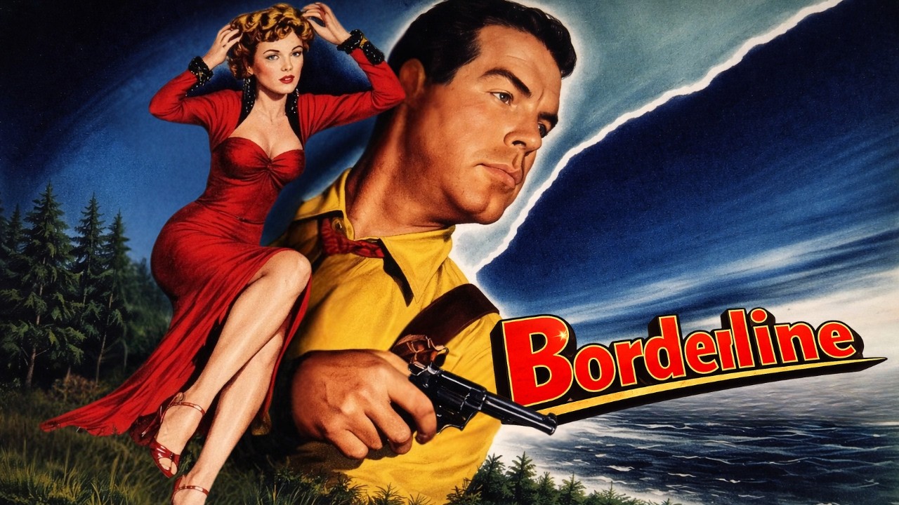 Borderline (1950) Film Noir | Fred MacMurray - Claire Trevor - Raymond Burr