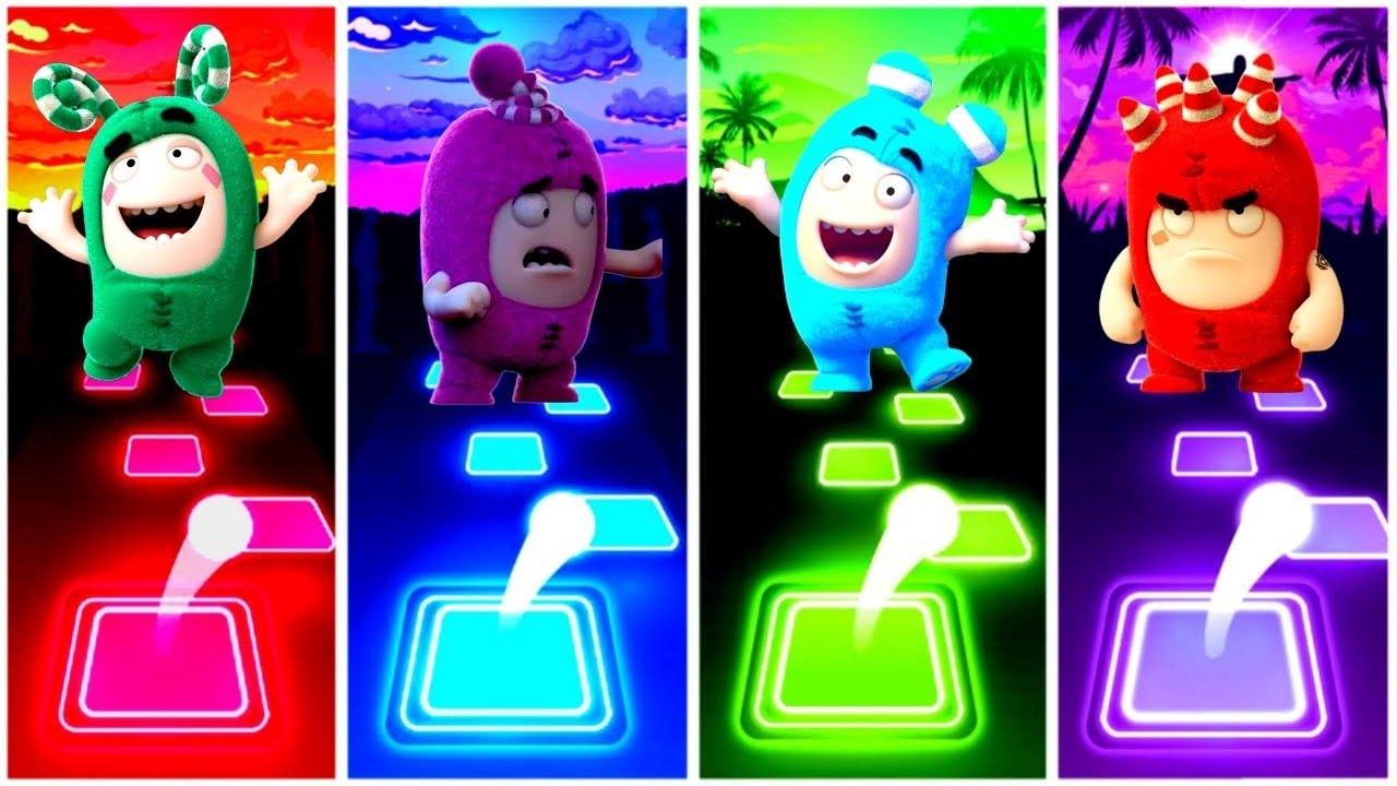 Oddbods - Oddbods - Oddbods - Oddbods - Tiles Hop  Edm Rush Game. 