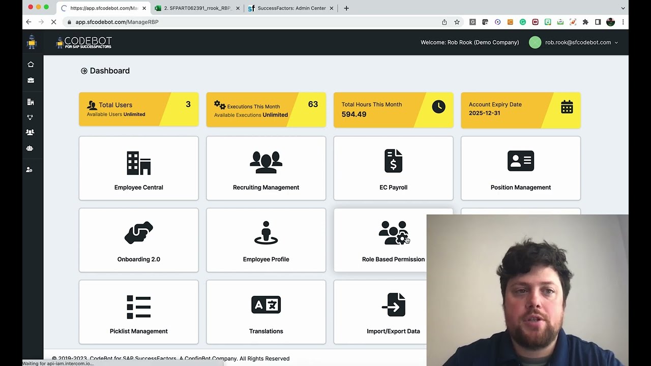 RBP Workbook Quick Demo