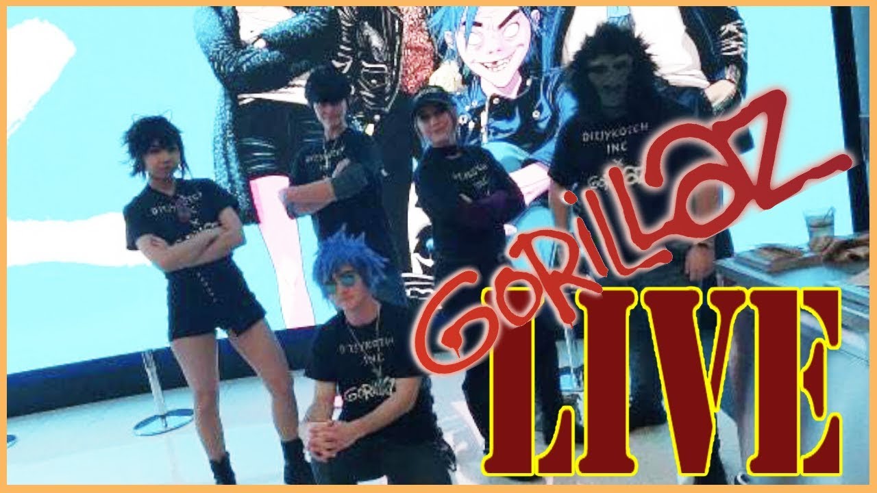 Gorillaz Attend Gorillaz Concert!